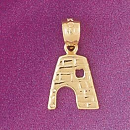 Dazzlers Jewelry Travel Pendant Necklace Charm Bracelet in Yellow, White or Rose Gold 4939, MPN: DZ…