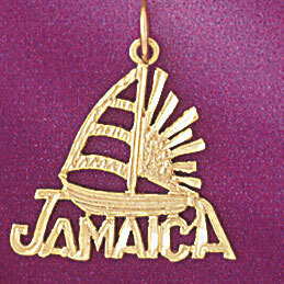 Dazzlers Jewelry Jamaica Pendant Necklace Charm Bracelet in Yellow, White or Rose Gold 5030, MPN: D…