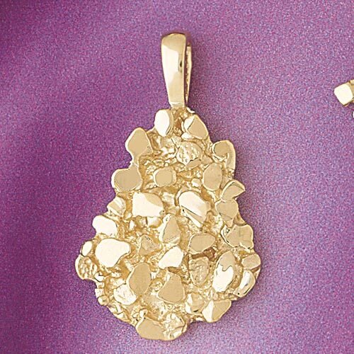 Nuggets Pendant Necklace Charm Bracelet in Yellow, White or Rose Gold 5753