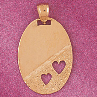 Dazzlers Jewelry Heart Pendant Necklace Charm Bracelet in Yellow, White or Rose Gold 3918, MPN: DZ-…