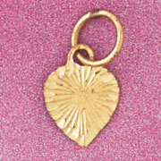 Dazzlers Jewelry Heart Pendant Necklace Charm Bracelet in Yellow, White or Rose Gold 3974, MPN: DZ-…