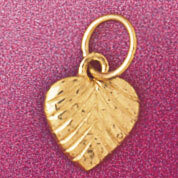 Dazzlers Jewelry Heart Pendant Necklace Charm Bracelet in Yellow, White or Rose Gold 3976, MPN: DZ-…