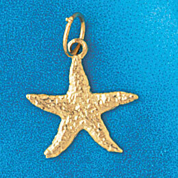 Dazzlers Jewelry Starfish Pendant Necklace Charm Bracelet in Yellow, White or Rose Gold 97, MPN: DZ…