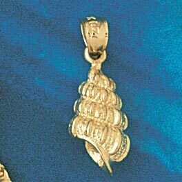 Dazzlers Jewelry Seashell Pendant Necklace Charm Bracelet in Yellow, White or Rose Gold 320, MPN: D…