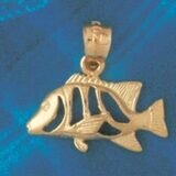 Dazzlers Jewelry Angelfish Pendant Necklace Charm Bracelet in Yellow, White or Rose Gold 656, MPN: …