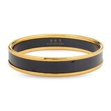 Halcyon Days Black And Gold 1Cm Small Bracelet PBPLA0210GS, MPN: 201/PB005, 5060171121961