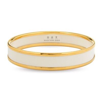 Halcyon Days Ivory And Gold 1Cm Small Bracelet PBPLA0410GS, MPN: 201/PB023, 5060171122135