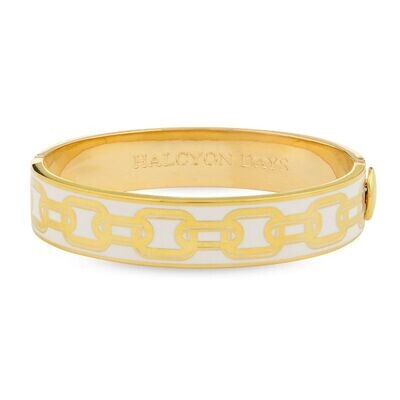 Halcyon Days D.H 13mm Bangle Chain Cream Gold HBCHA0513G, MPN: 205/DH003, 5060171130901