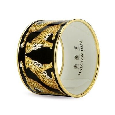 Halcyon Days Magnificent Wildlife Leopard 4 Cm. Med Ban Push on Bangle PBMWL0240GM, MPN: 204/PB052,…