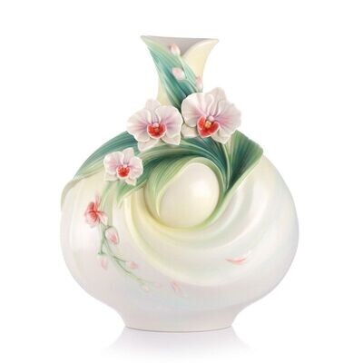 Franz Porcelain A Blithe Spirit Moth Orchid Vase FZ03138, MPN: FZ03138,