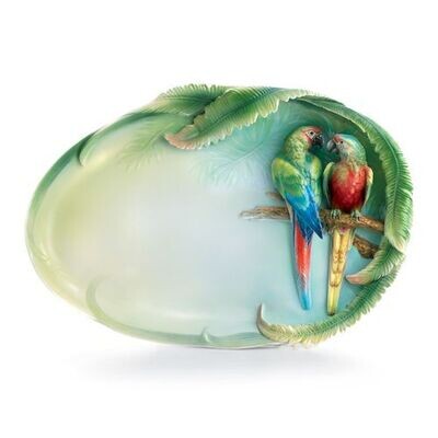 Franz Porcelain Amazon Rain Forest Parrot Ornamental Platter (Limited Edition 2,000) FZ01544, MPN: …