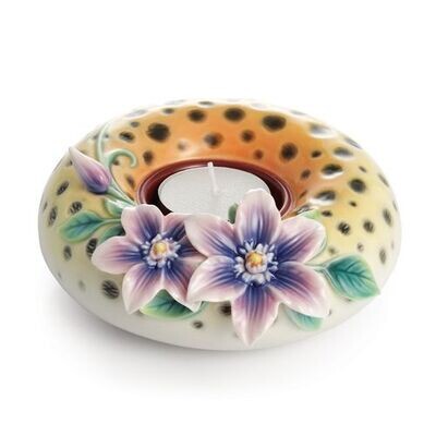 Franz Porcelain African Dream Cheetah Tea Light Holder FZ02205, MPN: FZ02205,