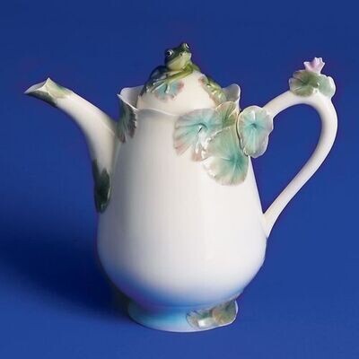 Franz Porcelain Amphibia Frog Teapot FZ00176, MPN: FZ00176,