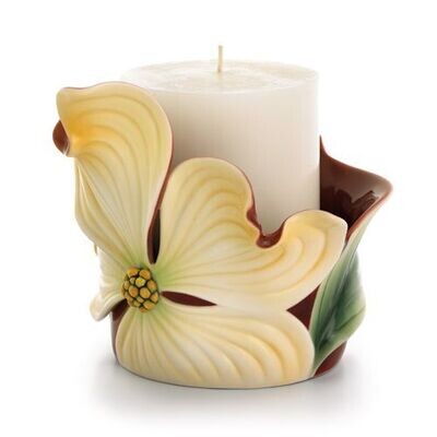 Franz Porcelain Autumn Memories Dogwood Candleholder FZ01666, MPN: FZ01666,