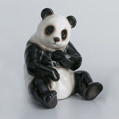 Franz Porcelain Bamboo Song Bird Panda Bear Figurine Sitting XP1001A, MPN: XP1001A,