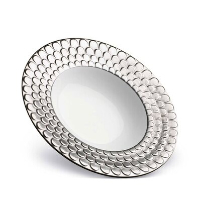 L&#39;Objet Aegean Soup Plate Platinum, MPN: AG6300, 878365003390