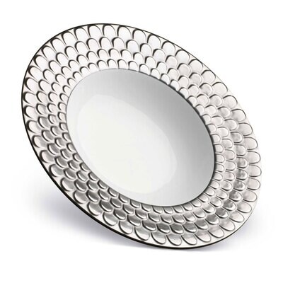 L&#39;Objet Aegean Rimmed Serving Bowl Platinum, MPN: AG6960, 878365006490