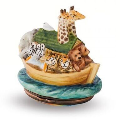 Halcyon Days The NoahS Ark Bonbonnire Enamel Box EBNOA0102B, MPN: 002/W0125, 5060171103929