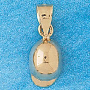Dazzlers Jewelry Baseball Hat Pendant Necklace Charm Bracelet in Yellow, White or Rose Gold 3336, M…