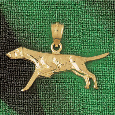 Dalmation Dog Pendant Necklace Charm Bracelet in Yellow, White or Rose Gold 2107