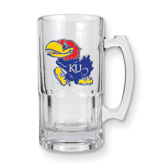 University of Kansas 1-liter Glass Macho Tankard GC3479, MPN: GC3479, 89006705249