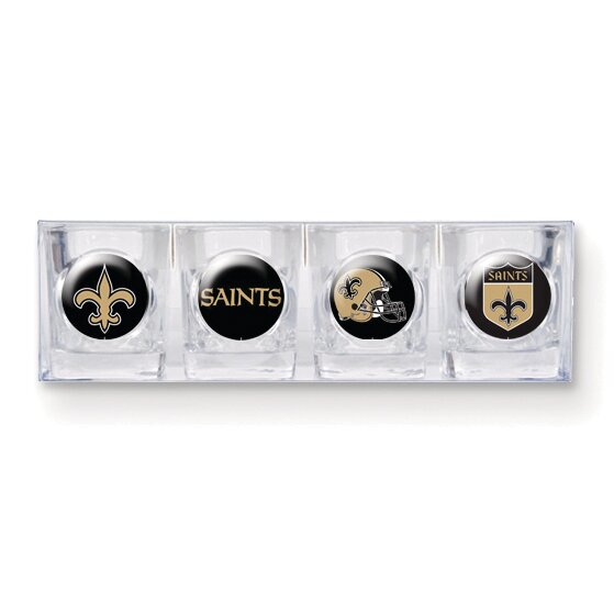 Saints 4-piece Shot Glass Set GC3525