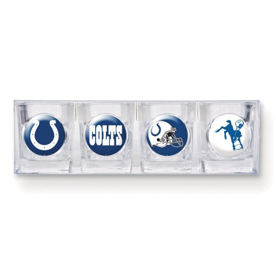 Colts 4-piece Shot Glass Set GC3532