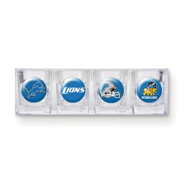 Lions 4-piece Shot Glass Set GC3533, MPN: GC3533, 89006525724