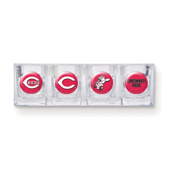 Reds 4-piece Shot Glass Set GC3549, MPN: GC3549, 89006537819