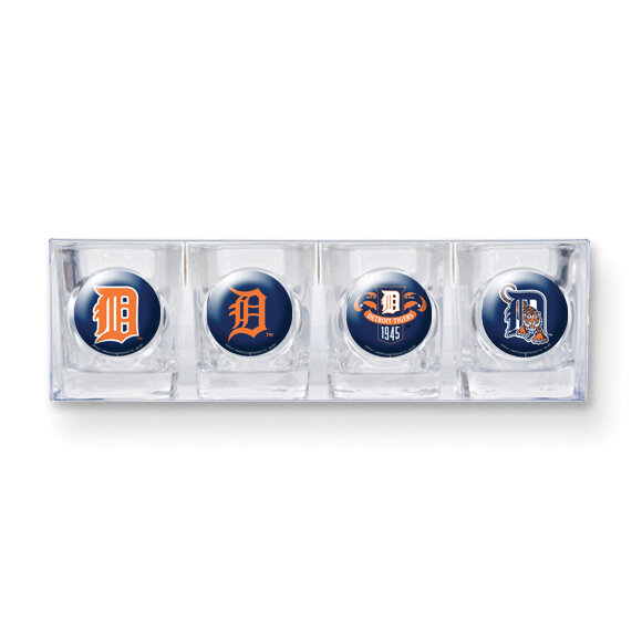 Tigers 4-piece Shot Glass Set GC3552, MPN: GC3552, 89006537857
