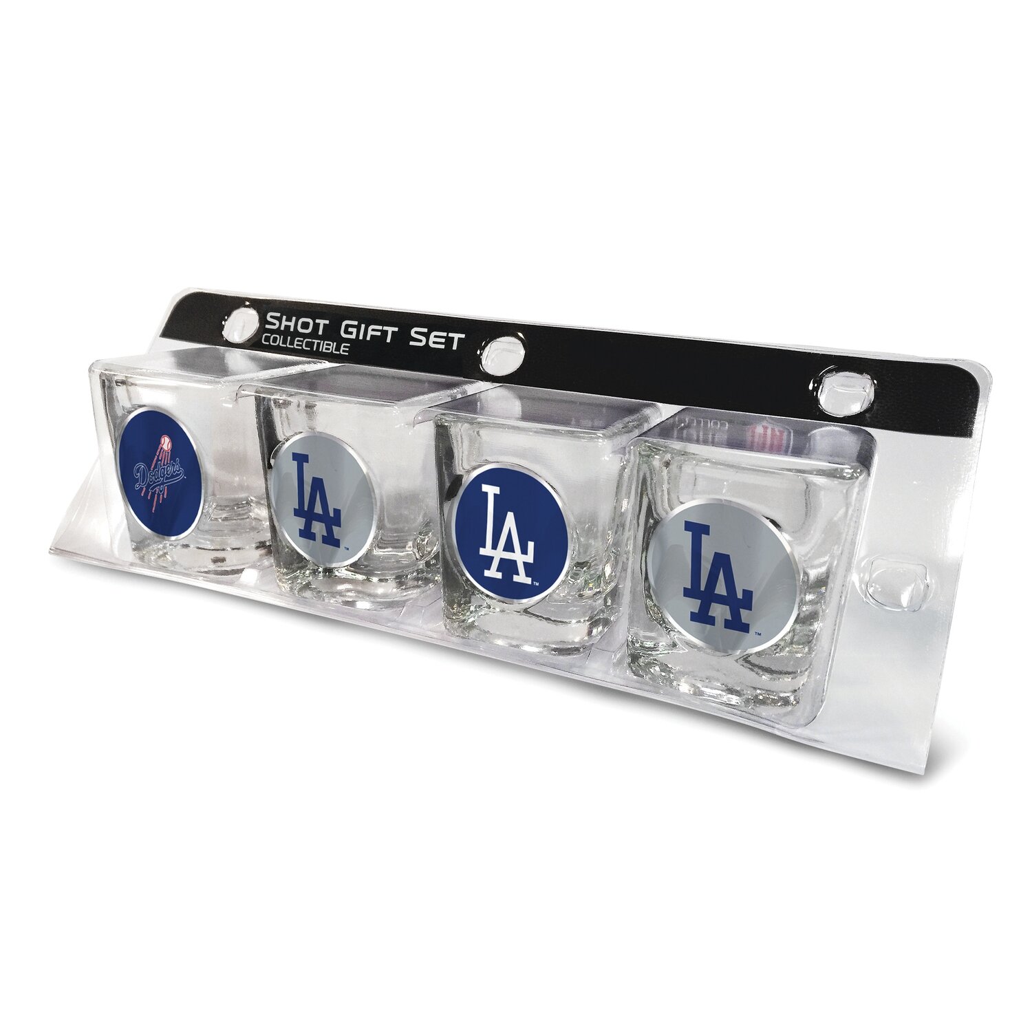 Dodgers 4-piece Shot Glass Set GC3556, MPN: GC3556, 89006537932