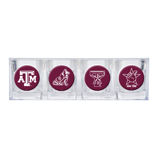 Texas A&amp;M 4-piece Shot Glass Set GC3585, MPN: GC3585, 89006122794