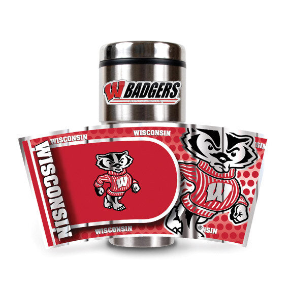 University of Wisconsin 360 Metallic Wrap 16oz Stainless Tumbler GC3862, MPN: GC3862, 89006400212