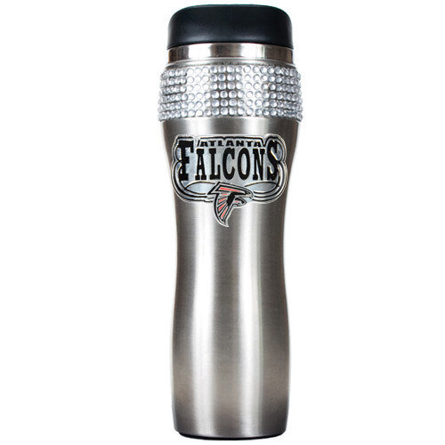 Falcons Silver Jeweled 14oz Stainless Tumbler GC3957, MPN: GC3957, 89006495256