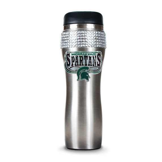 Michigan St Silver Jeweled 14oz Stainless Tumbler GC4000, MPN: GC4000, 89006555493