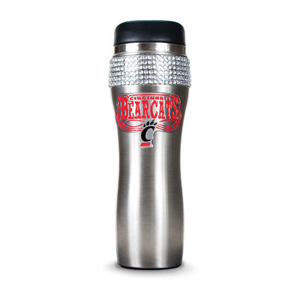 University of Cincinnati Silver Jeweled 14oz Stainless Tumbler GC4021, MPN: GC4021, 89006556247