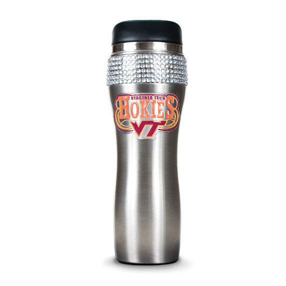 VA Tech Silver Jeweled 14oz Stainless Tumbler GC4041, MPN: GC4041, 89006556544