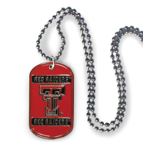 Collegiate Texas Tech 20 inch Dogtag Chain Necklace GC4178