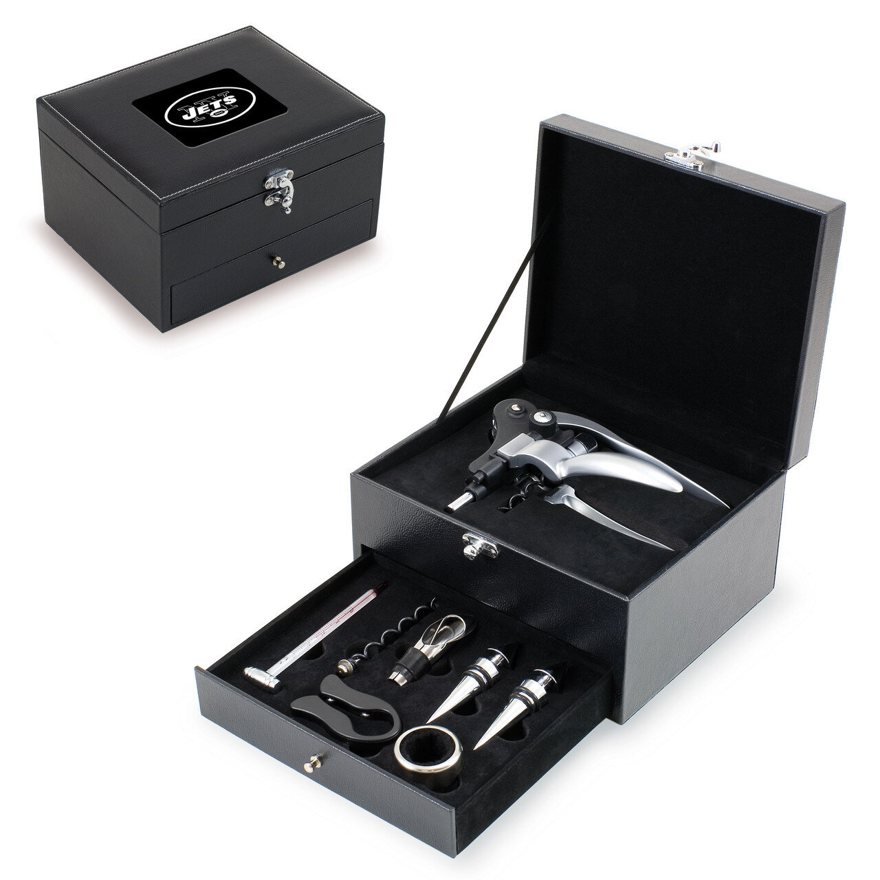New York Jets Cabernet 8-piece Boxed Wine Set GC4764, MPN: GC4764, 99967263344