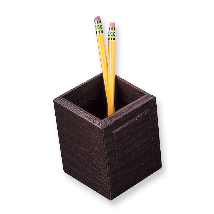 Brown Leather Pencil/Pen Box GL2648, MPN: GL2648, 797140350217