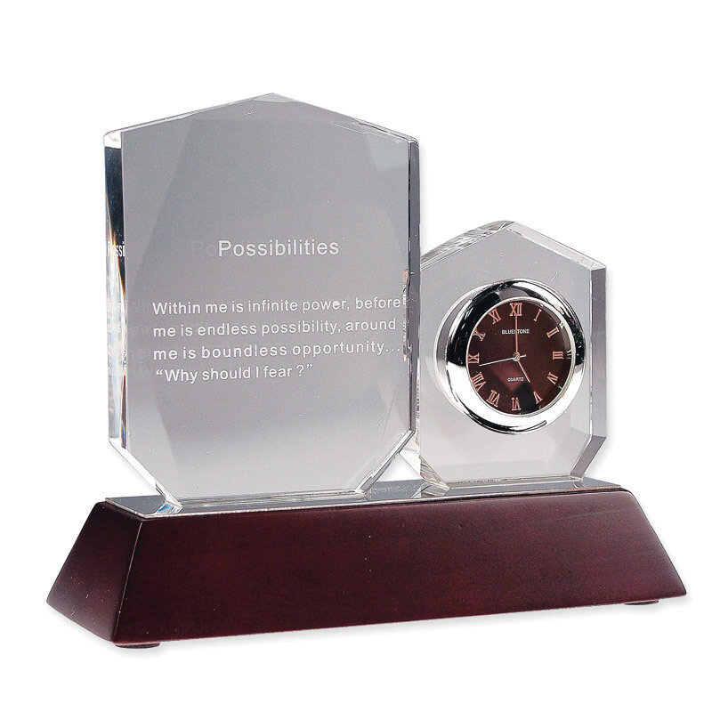 Possibilities Crystal Inspiration and Desk Clock GL3817, MPN: GL3817, 886774299990