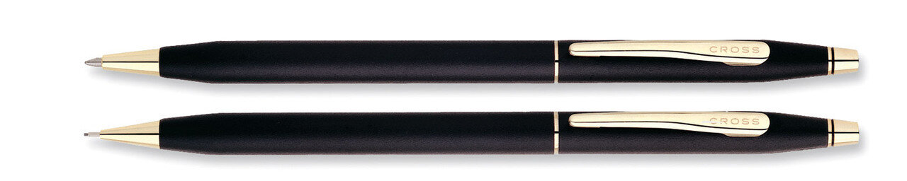 Classic Century Classic Black Ball-Point Pen & 0.7mm Pencil Set GL7880