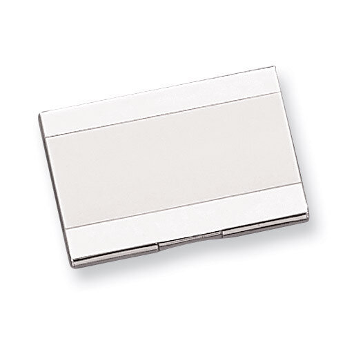 Nickel-plated Matte &amp; Polished Business Card Case GL8016