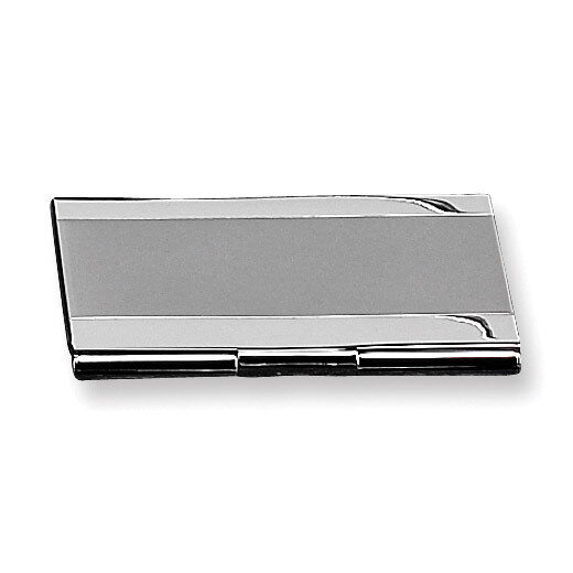 Silver-plated Satin Business Card Holder GL8047