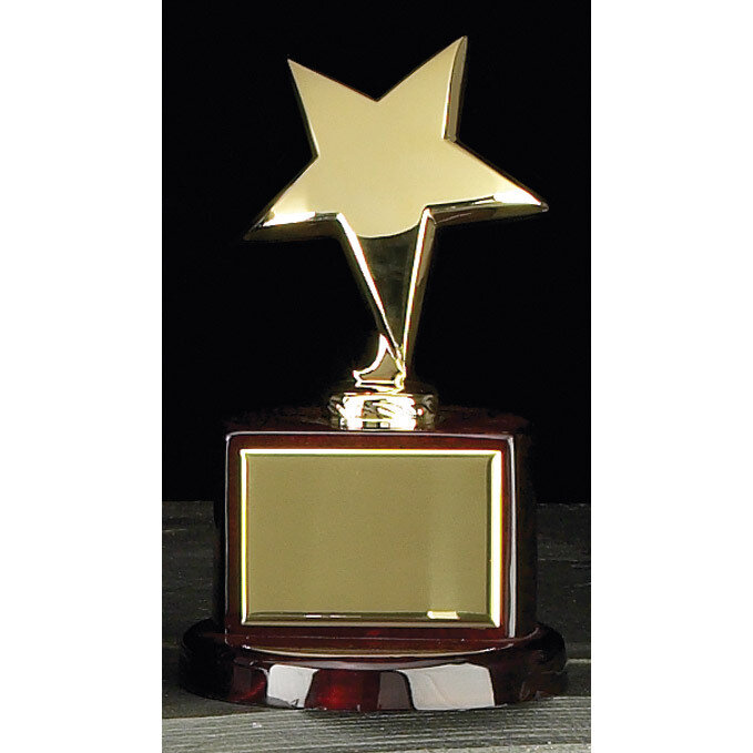 Gold-plated Star Trophy GL8102