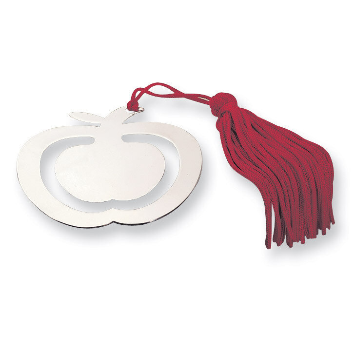 Apple Shaped Red Tassel Bookmark GL8233, MPN: GL8233, 47105033373