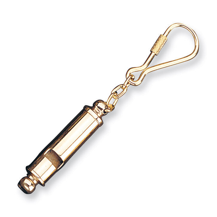 Brass Whistle Key Ring GL8589, MPN: GL8589, 612152400128