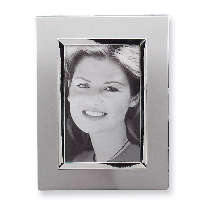 Brushed Aluminum 8 x 10 Inch Picture Frame GL9512