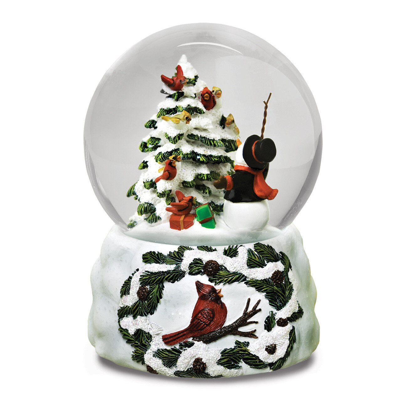 Musical Bird &amp; Snowman Glitter Dome GM10566, MPN: GM10566, 89945508130