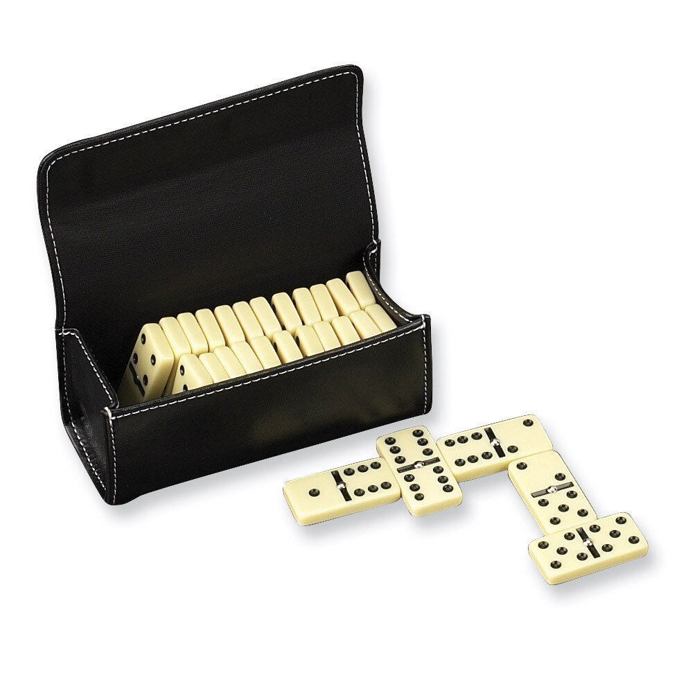 Domino Set with Leather Case GM107, MPN: GM107, 797140405252
